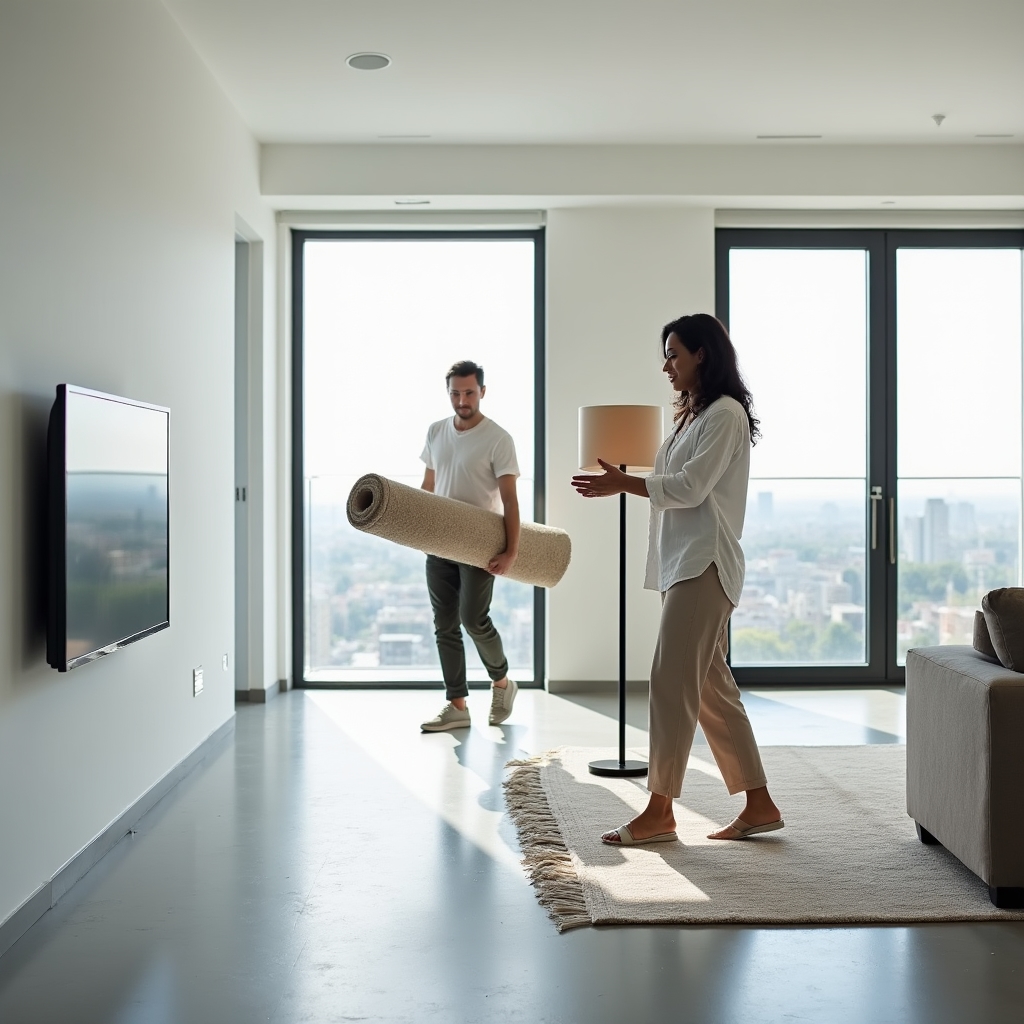 Allestimento di appartamento in complesso residenziale milanese